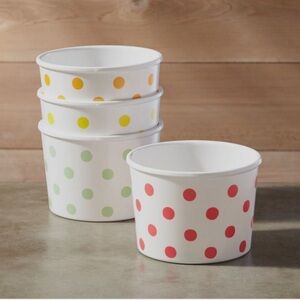 Crate&Barrel Melamine Ice Cream Bowls